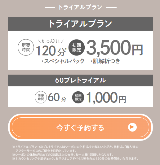 トライアルプランの紹介画像