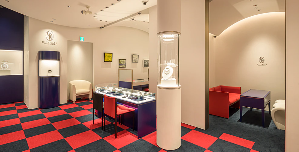 銀座ダイヤモンドシライシ店舗内のイメージ写真