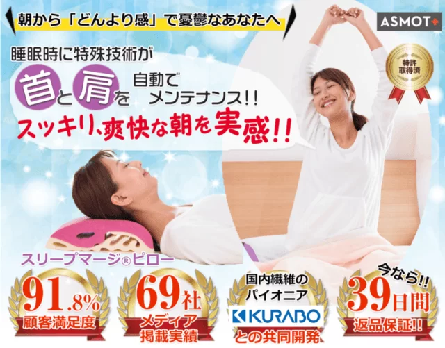 スリープマージピローサンプル写真