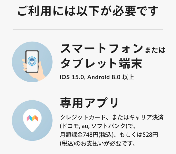 みまもりGPS利用方法1