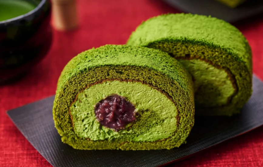 宇治抹茶ロール写真